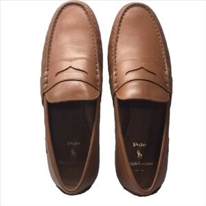 NWOB Polo Ralph Lauren Reynold Leather Driver Loafers
